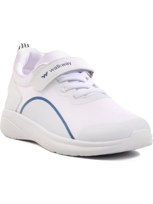 Beyaz-Lacivert Çocuk Spor Ayakkabı Dera 640 F