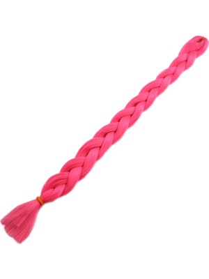 Narnuga Afrika Örgüsü ve Rasta İçin Sentetik Saç - Neon Pembe
