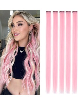 Renkli Sentetik Çıt Çıt - 5 Adet - D30