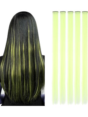 Renkli Sentetik Çıt Çıt - 5 Adet - D04