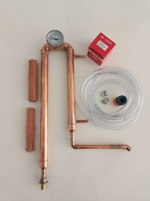 Bitkisel Damıtma Bakır İmbik Mesh Dolgulu Damıtma Kolonu