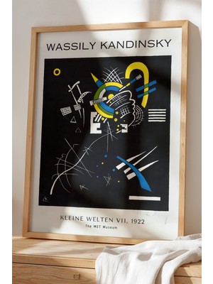 Artiera Wassily Kandinsky - Soyut Denge - Ahşap Çerçeveli Duvar tablosu