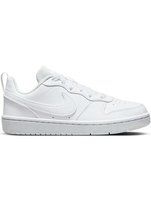 Nike Unisex Spor Ayakkabı BQ5448--100 Court Borough Low 2 Hakiki Deri Malzeme ile Rahat Kullanım