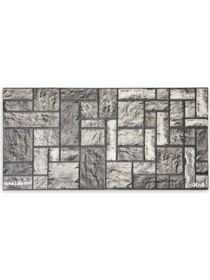 KnB Duvar Paneli ve Söve Karetaş Görünümlü  Strafor Duvar Paneli (12'li Paket)