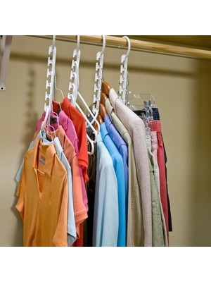 Büro Ev Ofis Düzeni Için Dolap Içi Sihirbaz Elbise Organizer Askı Aparatı