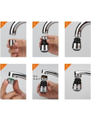 ForWhat Büro Ev Ofis Yazlık İçin 2mod Tasarruflu Kısa Musluk Başlığı