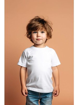 %100 Pamuk Erkek Çocuk Regular Kısa Kollu T-Shirt