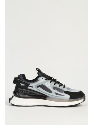 Pierre Cardin Gri Siyah Erkek Spor Ayakkabı Ithal PCI-10105