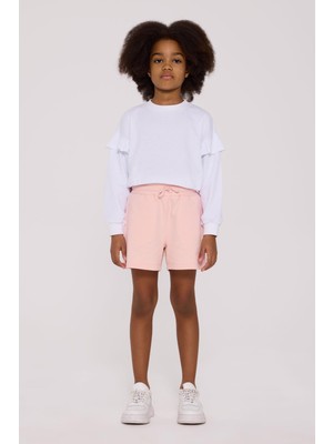 Bg Store Kız Çocuk Pembe Şort