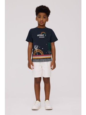 Nebbati Bg Store Erkek Çocuk Antrasit Tshirt