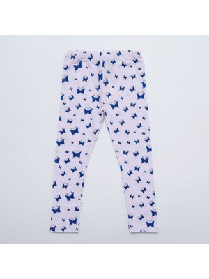 Minimars Kelebek Baskılı Tayt