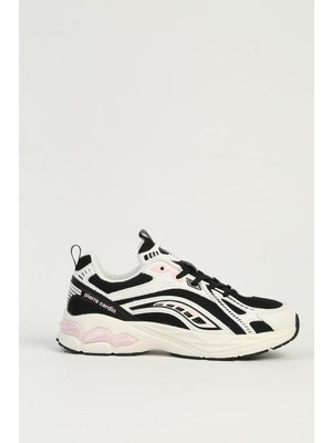 Pierre Cardin Beyaz Siyah Kadın Spor Ayakkabı Ithal PCI-11369