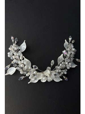 Agesi Sedefli Gelin Saç Tokası Gelin Aksesuarı