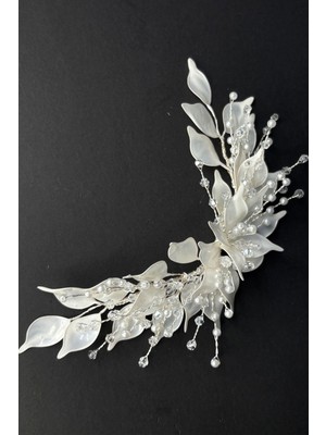 Mine Sedef Reçine Gelin Saç ve Türban Aksesuarı