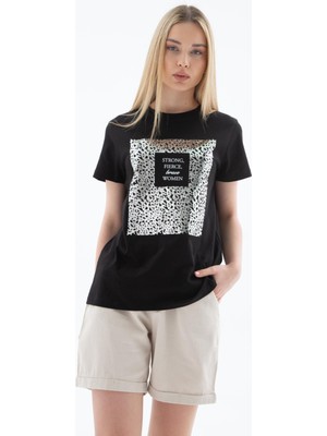 Fashion Friends 25Y0430K1 Kadın Baskılı T-Shirt