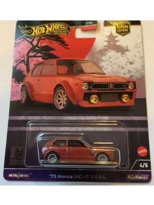 Hot Wheels Premium Japan Historic 4 - '73 Honda Civic Custom
