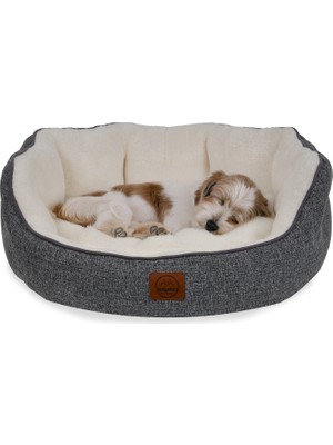 Coco, Ultra Yumuşak, Kaydırmaz Tabanlı, Yıkanabilir Kedi ve Köpek Yatağı