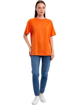 Yakamor Kadın Oversize T-Shirt