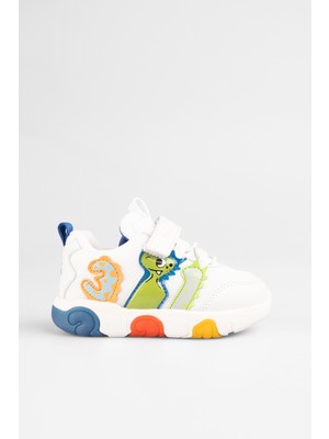 Vicco Number Işıklı  Okul Öncesi Beyaz/mavi Spor Ayakkabı