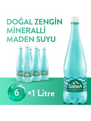 Doğal Zengin Mineralli Maden Suyu 6x1 L