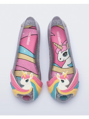 Melissa Kız Çocuk Unicorn Ayakkabı 31-35 Numara Gri
