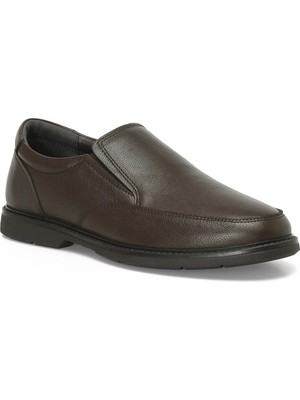 Polaris 5 Nokta 107588.M 4fx Termo Kaymaz Taban  Deri Günlük Confort Erkek Ayakkabı Kahve