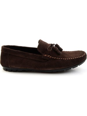 Bambi Kahve Leather Erkek Loafer Ayakkabı E01623202802