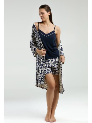 Pierre Cardin Kadın Lacivert Pijama Takım