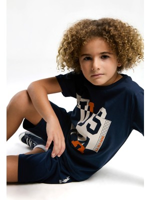 U.S. Polo Assn.  Erkek Çocuk Lacivert Bermuda Takım