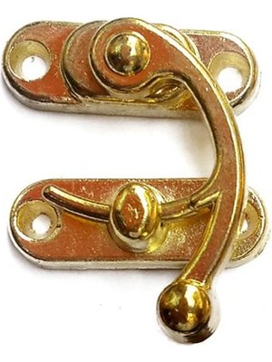 Yay Gözü, Ahşap Kutu Klipsi - Küçük 28 x 33 Mm, Sarı, 100 Adet