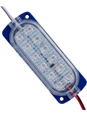  Parlak Yanıp Sönen Mavi Modül LED 2835 24 Volt 1.2 Watt