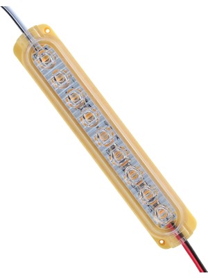  Parlak Yanıp Sönen Sarı Modül LED 14*32.5 2835 24 Volt 1.2 Watt