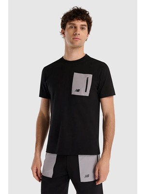 New Balance MNT1516 Siyah Erkek Tişört