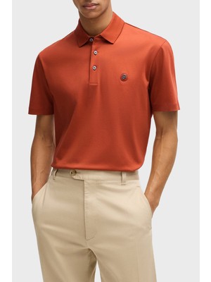 Boss  Pamuk Regular Fit Düğmeli Polo Yaka T Shirt Erkek Polo Yaka T Shirt 50520297 806