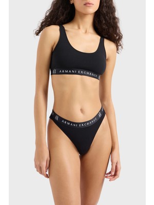 Armani Exchange Streç Pamuklu Logolu Bralet Sütyen Bayan Sütyen 947029 CC502 00020