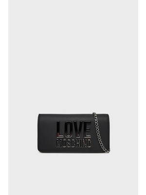 Love Moschino Logolu Çıkarılabilir Zincir Askılı Çanta Bayan Çanta JC5728PP0MKD000B