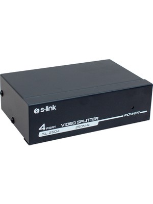 SL-2504 4 Port 250 Mhz  Monitör Çoklayıcı VGA Splıtter Dağıtıcı