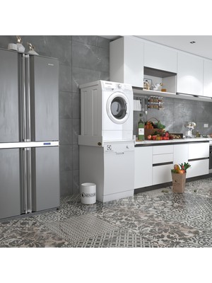 Kenz Life Kenzlife Çamaşır&bulaşık Makinesi Dolabı Lenya Byz 015*80*70 Banyo Aparatı Arkalıksız Büyük Boy Xlarge