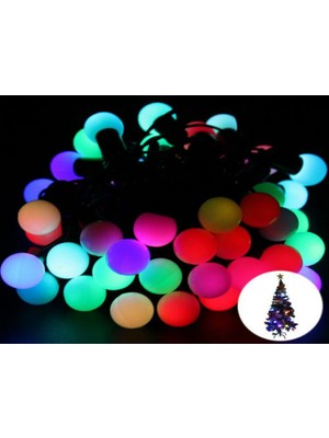 5 Metre 28 LED Fişli Rgb Oyuncak Top LED Siyah Kablo