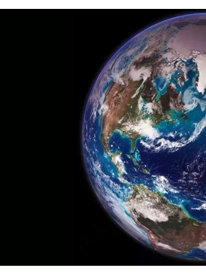 Kanvas Dünya Sayılarla Boyama Seti  Rulo