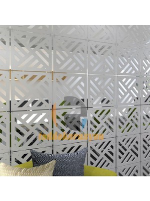 Tsd Dekorasyon Ahşap Oda Bölücü/seperatör/ Duvar Panelleri 40X40 cm