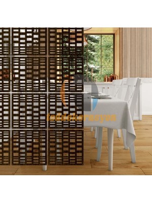 Ahşap Oda Bölücü/seperatör/duvar Paneli Kareler