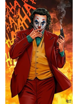 Kanvas Joker 12 Sayılarla Boyama Seti Rulo
