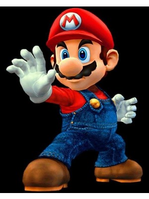 Kanvas Mario Sayılarla Boyama Seti Rulo
