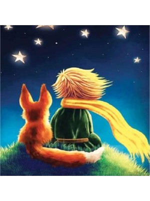 Kanvas Küçük Prens 2 Sayılarla Boyama Seti  Rulo