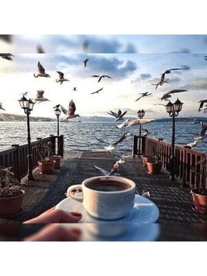 Kanvas Istanbul Kahve Keyfi Sayılarla Boyama Seti Rulo