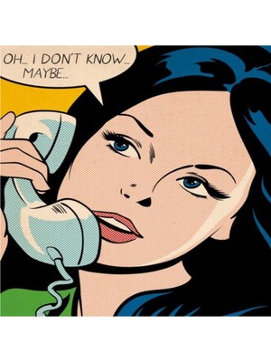 Kanvas Popart Maybe Sayılarla Boyama Seti  Rulo