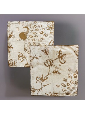 Parlak Kadife Saten 43X43 Kırlent Kılıfı
