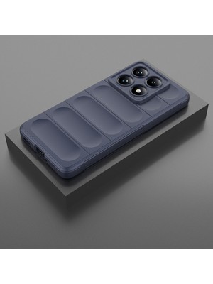 Vendas Xiaomi 14T Pro Kılıf Esnek TPU Oyuklu Arka Yüzey Tasarımlı Zore Etnik Silikon Kapak