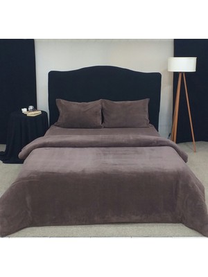 Nirvana Home Welsoft Nevresim Takımı - Çift Kişilik Kahverengi